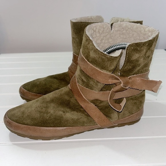 Isabel Marant Nygel Shearling Ankle Boots - Picture 7 of 12